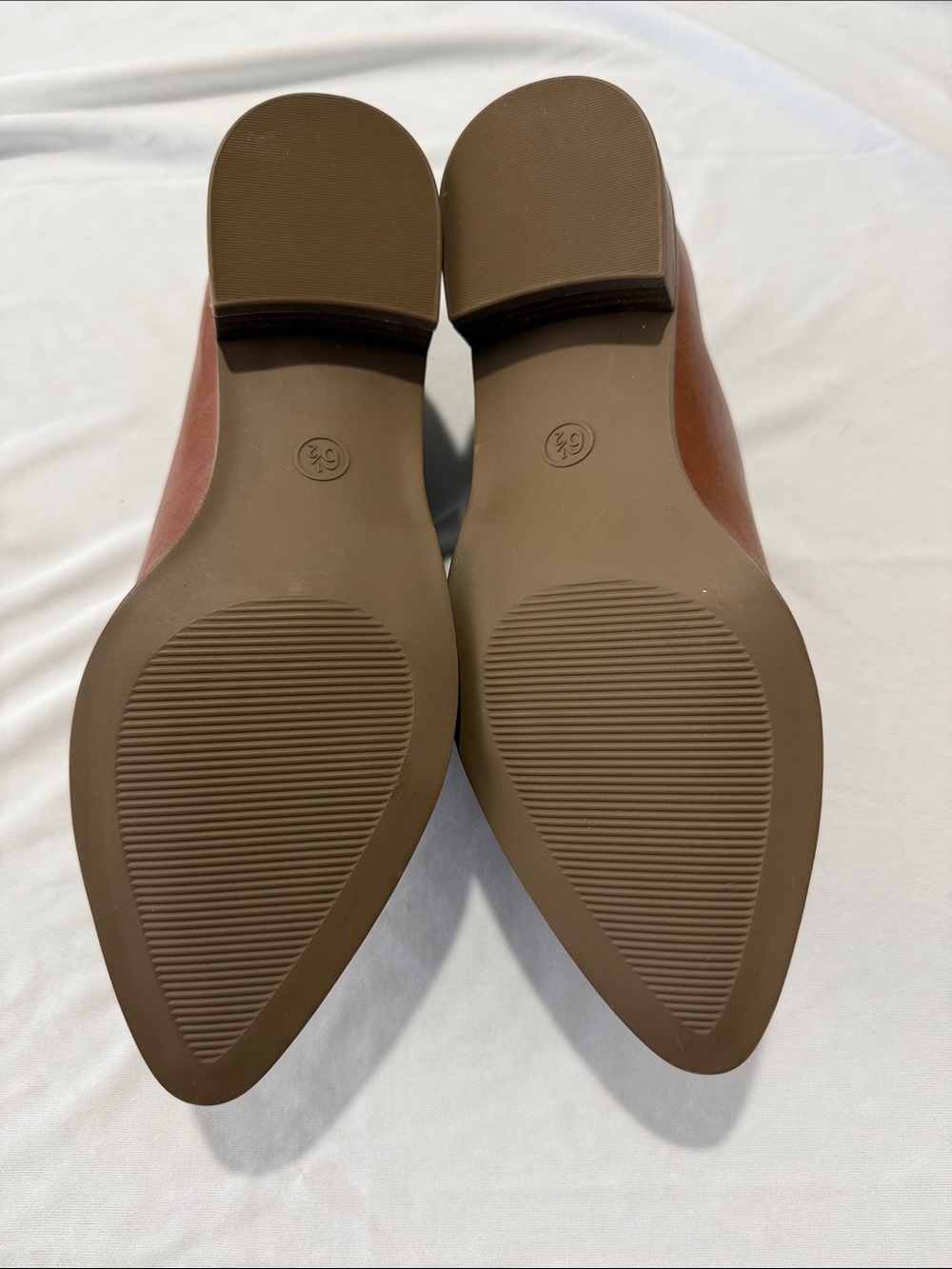 NEW Universal Thread Tan Leather-Look Slip-On Booties - Picture 7 of 15